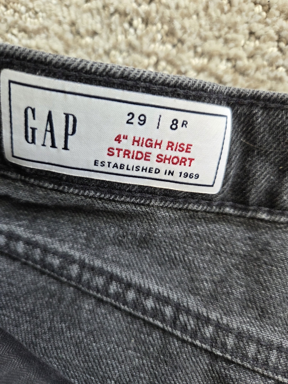 GAP Men's High-Rise Stride Jeans - Gray